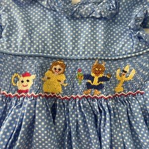 Stitchy Fish Smocked Beauty and the Beast Bubble